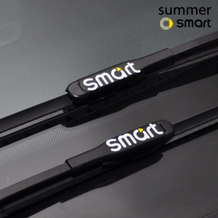 雨刮字母贴纸 适用于09 19款 Smart汽车反光贴纸 饰车贴 后雨刮装