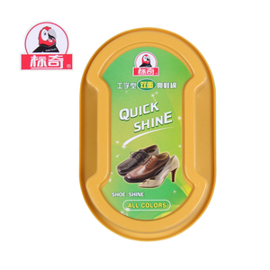 标奇鞋油擦 鞋油刷 鞋蜡 双层鞋棉 皮衣蜡沙发蜡上光无色双面亮蜡