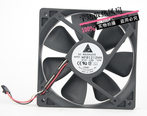 原装台达12CM12025双滚珠大风量风扇12V0.68A WFB1212HH测速