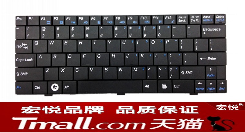 适用微星MSI U100 U100X U120 U90X DOK-6108A 笔记本键盘