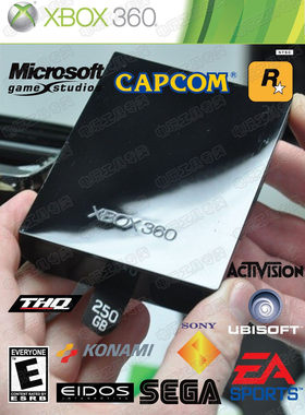 特价！自制专用！XBOX360 硬盘 640G 装满游戏！