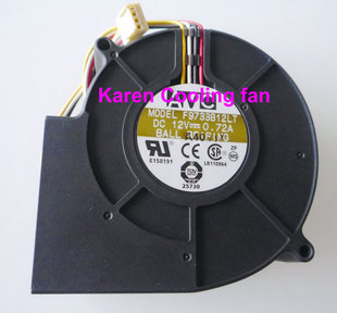 9733 FB9733B12LT DC12V 0.72A 鼓风机涡轮风扇 原装 9cm AVC