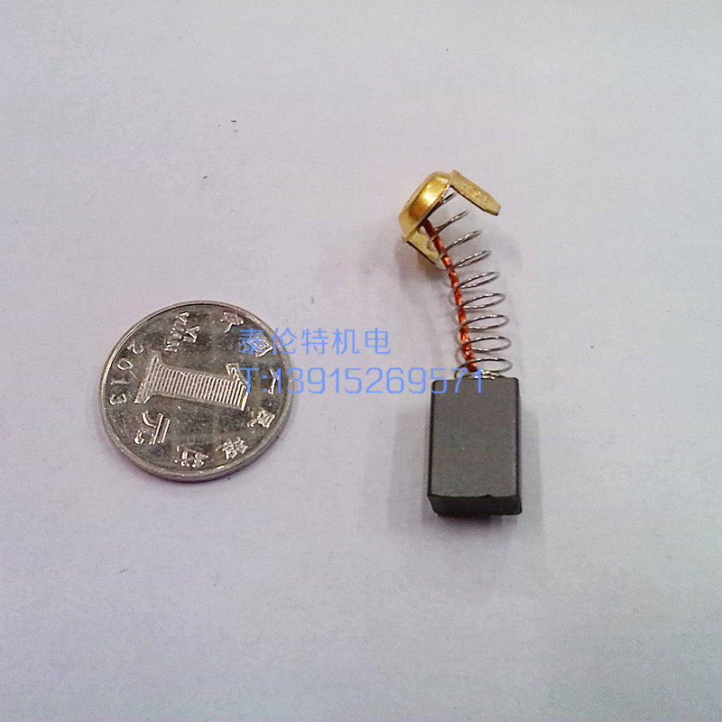 碳刷7X11X18 切割机 弹簧石墨电刷43 电机/马达/电动工具/