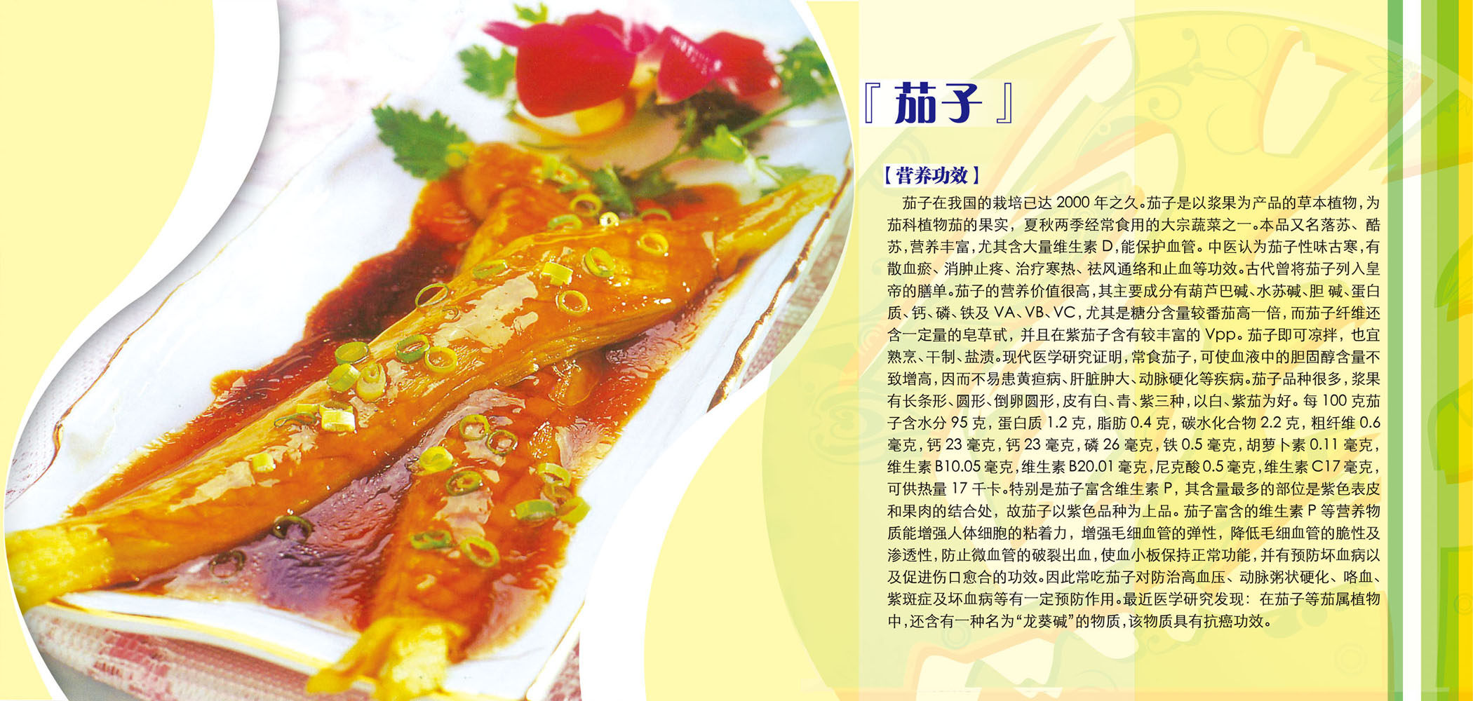 海报印制210海报展板素材(制作)1545茄子的营养功效