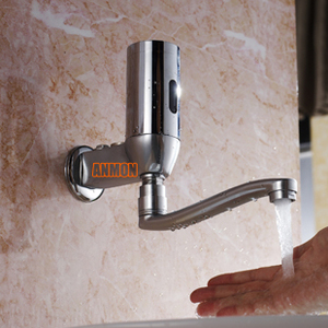 Anmon商用入墙式全自动感应水龙头免接触智能感应冷热水龙头加厚