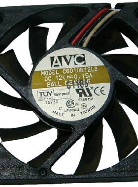 热销推荐原装 AVC C6010B12LS 6010 DC12V 0.15A 6cm 散热风扇