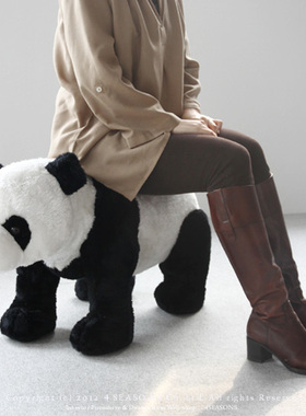 ZOO动物毛绒座椅室内装饰大熊猫毛绒玩偶