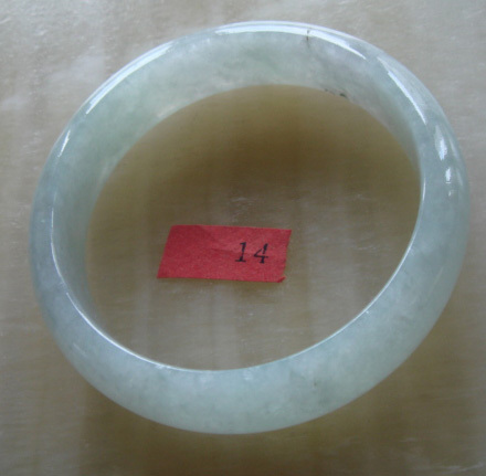 翡翠天然a货内径扁条手镯