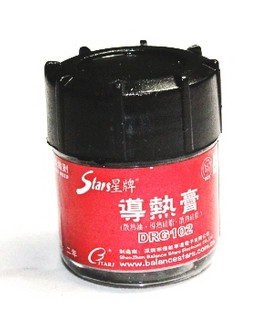 星牌DRG-102含银硅脂CPU硅胶导热膏瓶装灰色显卡热销