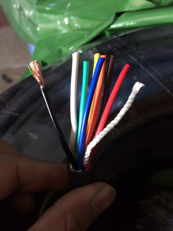 5 护套线 八8芯电线 耐磨 特软耐油耐酸全铜全塑料