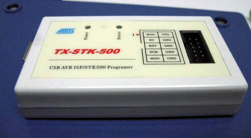 USB AVR ISP 下载器 下载线 编程器 100%兼容原装 STK500型AVRISP - 封面