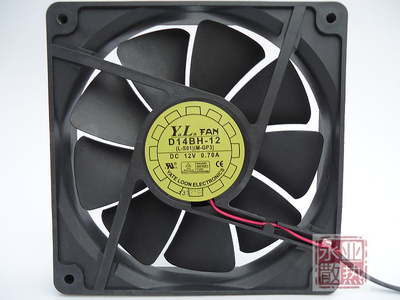 悦伦/耐福13525 13.5cm 机箱风扇大马达加强版D14BH-12 12V 0.70A