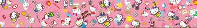 涂鸦风格 hello猫 hellokitty 前挡贴 挡风贴 涂鸦贴140X20