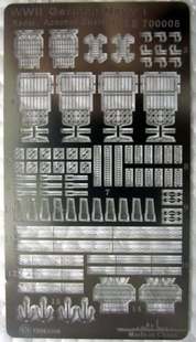 龙 LE700005 1/700 德国舰船模型雷达锚链等通用改造蚀刻片