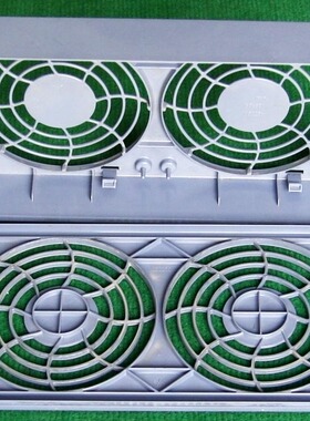 能装2只127x38mm风扇 进口 网罩 拆机风扇盒 风扇 网格