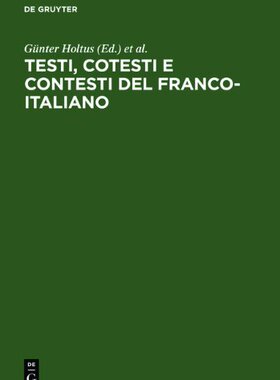 【预售】Testi, Cotesti E Contesti del Franco...
