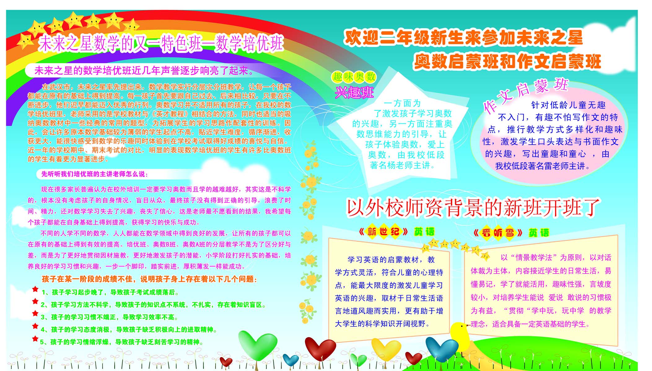 海报印制119素材数学科普海报展板35未来之星数学培优