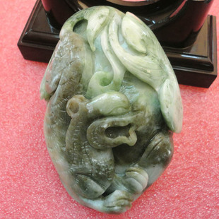 玉如意 南阳独山玉虎把玩件立体精雕南阳独玉手把件虎虎生威3