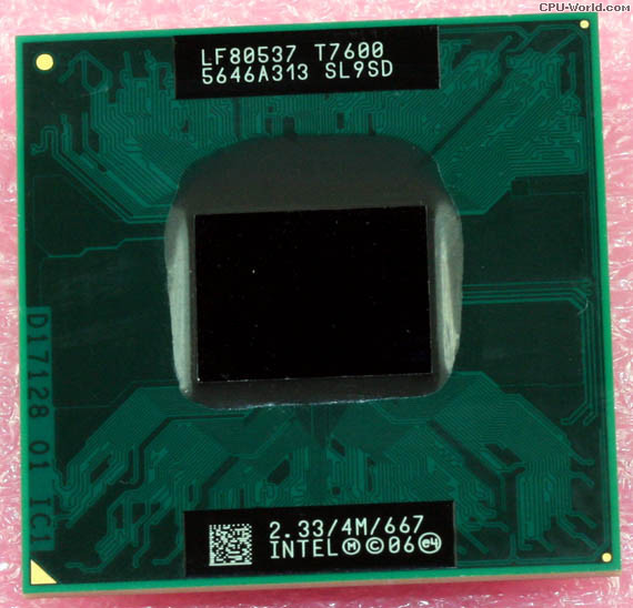 Intel ¿áî£2Ë«ºË T7600 2.33G 4M 667±Ê¼Ç±¾CPU SL9SD Ô×°Õýʽ°æ