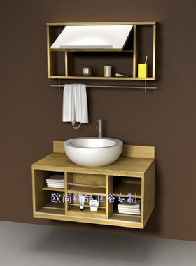 欧式美式橡木浴室柜组合洗脸盆柜洗手盆柜卫浴柜台盆柜吊柜TX662