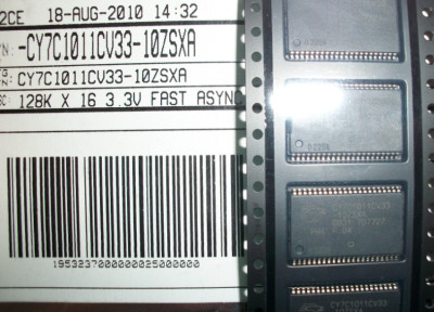 全新原装正品现货0831批号CY7C1011CV33-10ZSXA！