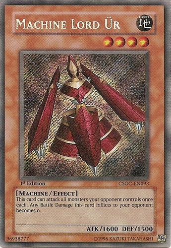 游戏王 美版 正版 - 神机王 乌尔 Machine Lord/银碎/CSOC