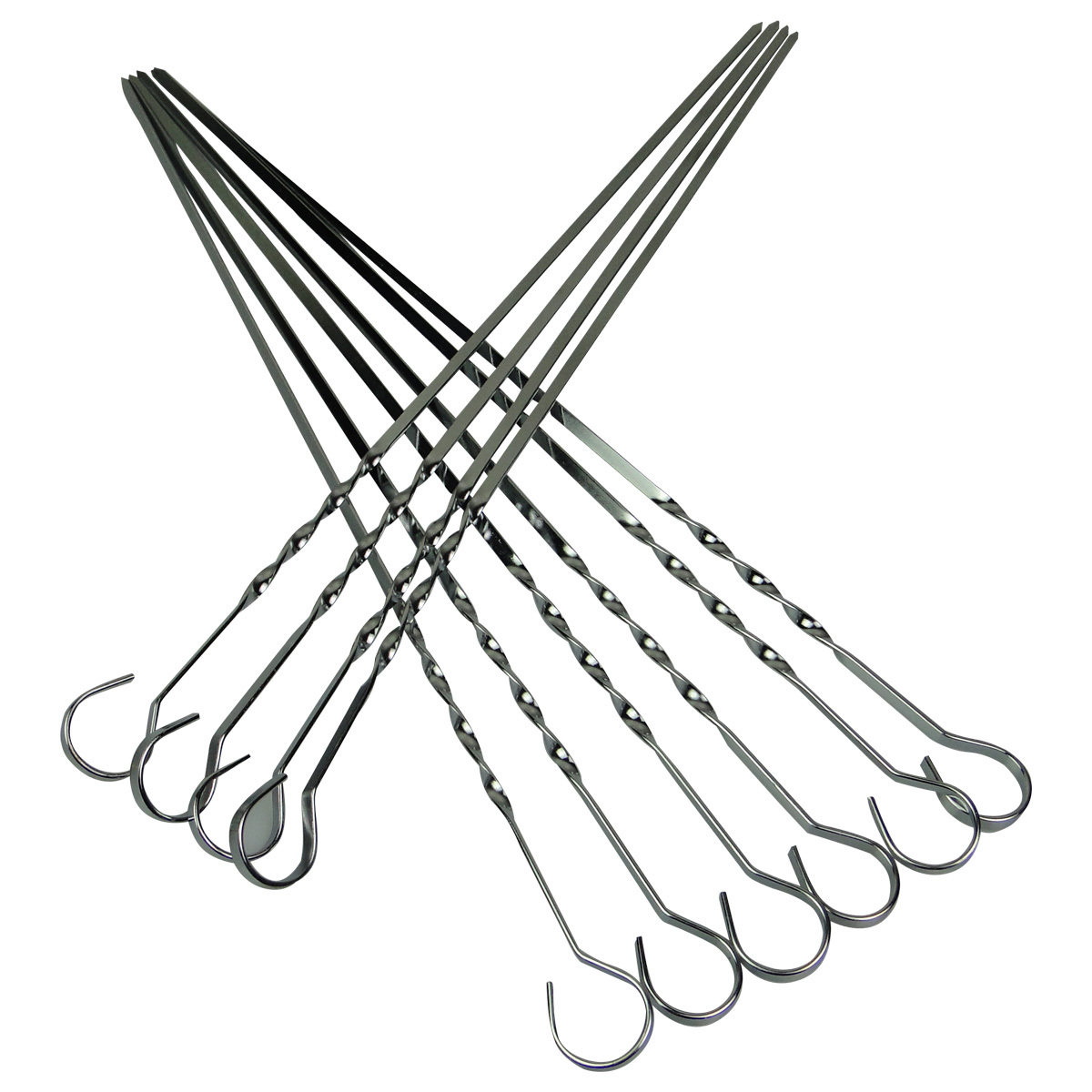 户外烧烤工具配件 304不锈钢烧烤针 扁针 烤肉签子 肉针一根 1支