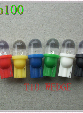 24VT10插泡 汽车货车T10凸LED仪表灯车门灯牌照灯 日行灯12V灯泡