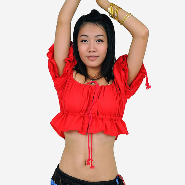 肚皮舞上衣套裝新款服飾上裝 印度舞蹈服裝練習女夏 泡泡袖上衣在類目 運動/瑜伽/健身/球迷用品, 舞蹈/健美操/體操, 肚皮舞, 肚皮舞上裝中 - 來自Buy2taobao.com提供專業的淘寶代購服務