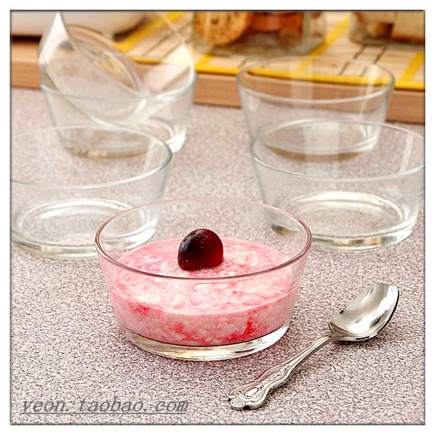 意大利进口锥形11cm水果玻璃碗