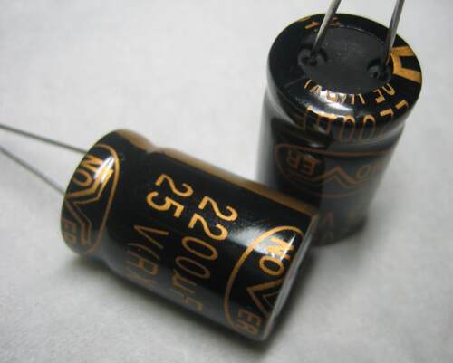 HIFI 电解电容金字Nover(诺华)25V2200uF 新到货啦