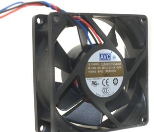 原装AVC DA08025B48U P021 058 8CM 8025 48V 0.14A 服务器风扇