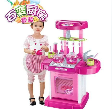 Đồ chơi trẻ em mô phỏng công cụ làm sạch đặt bé làm sạch chổi chơi nhà câu đố cô gái đồ chơi búp bê em bé