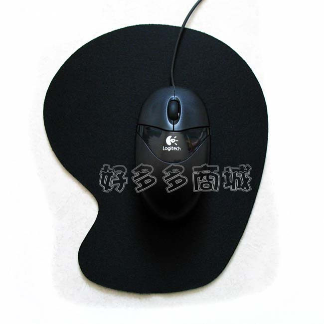 满38元包邮 竹炭鼠标垫 平面设计 圆形防辐射 电脑一族用品