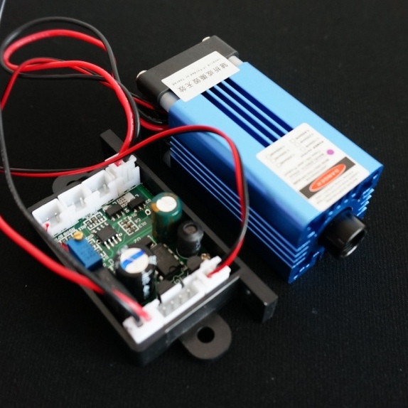 150-300mW-500mW 405/488nm蓝紫光激光模组/激光器 TTL调制风冷