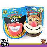 美国FATCAT宠物狗玩具 小丑笑脸/露牙大嘴巴 橡胶狗玩具 磨牙咬胶