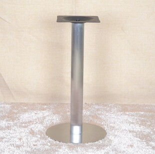 圆形50CM不锈钢餐台脚 1米桌面支脚 100CM咖啡奶茶店餐桌脚 现货