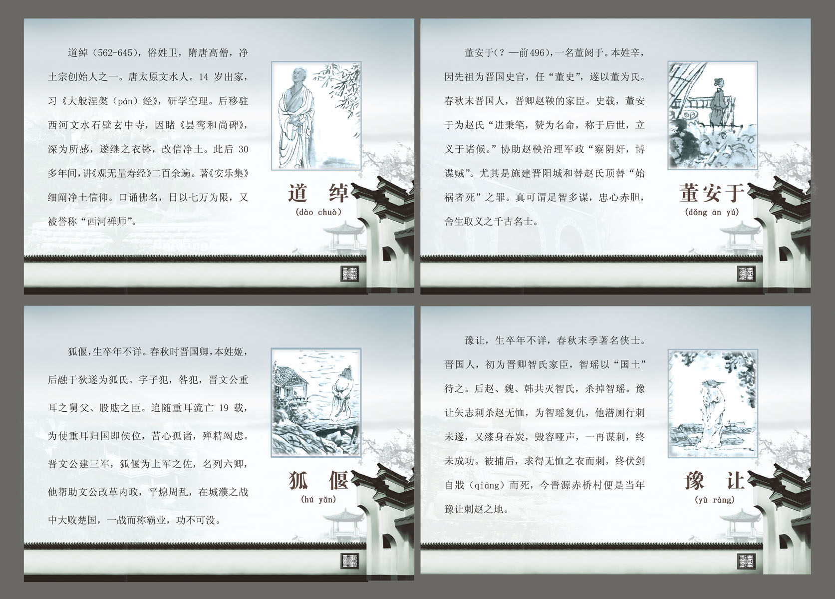 582海报印制海报展板素材346,山西古代名人