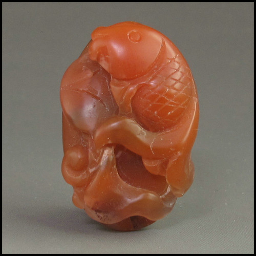 天然南红玛瑙雕件把件吊坠