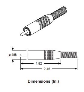 Deltron 音频/视频连接器 321-0600