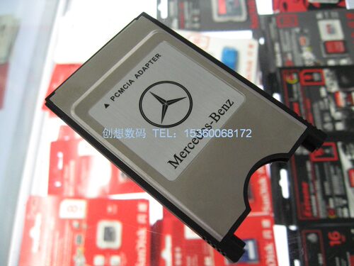 奔驰MP3音乐卡 转接卡 全新原装PCMCIA 转 CF适配器