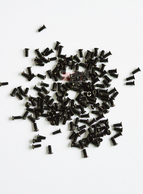 KM2*5小螺丝黑色十字沉头螺丝钉机牙螺钉螺丝黑梓笔记本大3.0