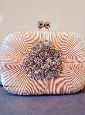 小包包迷你女晚装包手抓包硬盒晚宴包新娘包