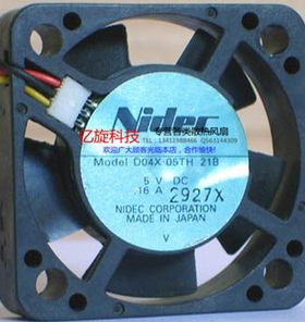 原装日本Nidec D04X-05TH 21B 4010 DC 5V 0.16A 静音风扇