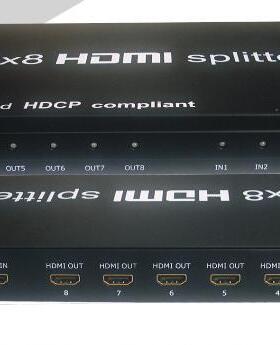 仝丽HDP308 HDMI 3进8出分配器 三进八出 高清HDMI分配器 支持3D