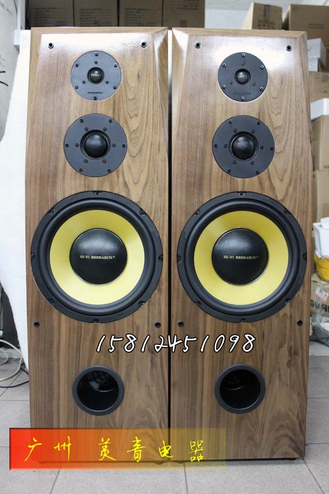 惠威扬声器广州落地diy黑桃成品