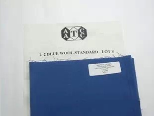 AATCC blue wool L2 蓝色羊毛标准织物 耐光色牢度标准羊毛布