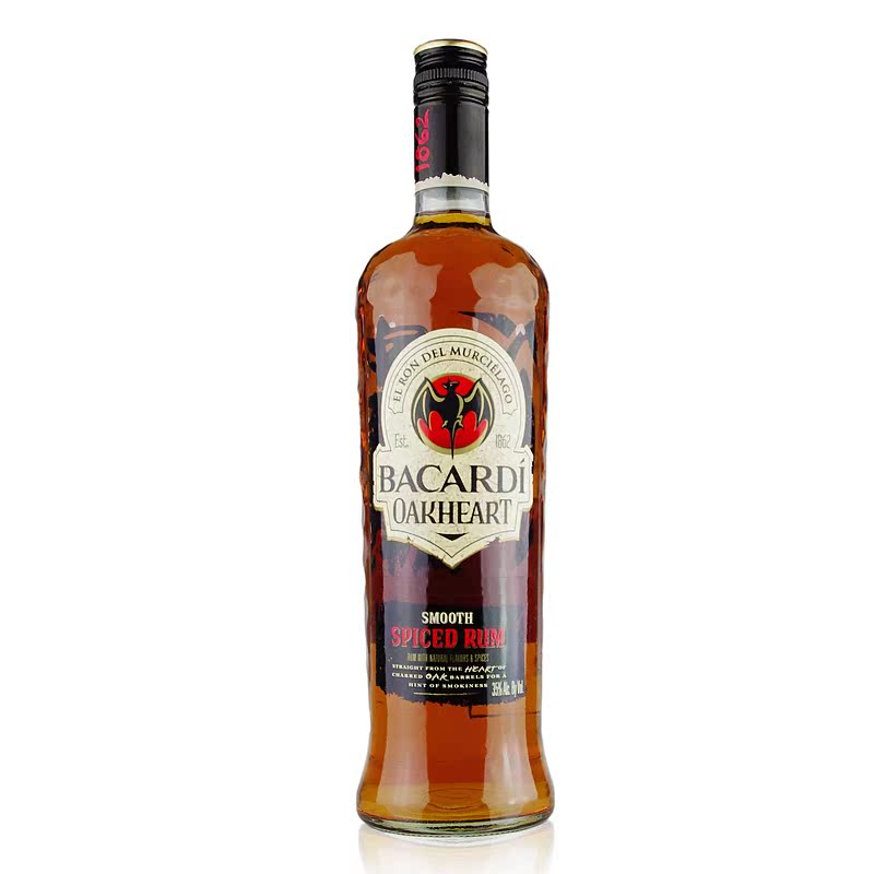 洋酒/百加得橡木心辛香朗姆酒BACARDI OAKHEART 750ml