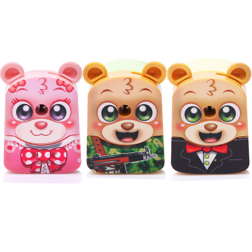 贝贝熊削笔器 卷笔器 卷笔刀 转笔刀 学生文具