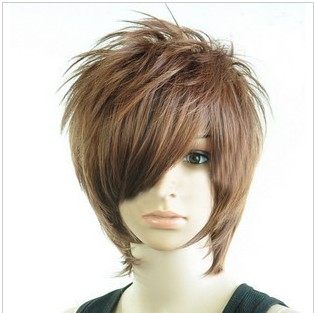 Perruque cheveux raides Court - Ref 2608337 Image 1